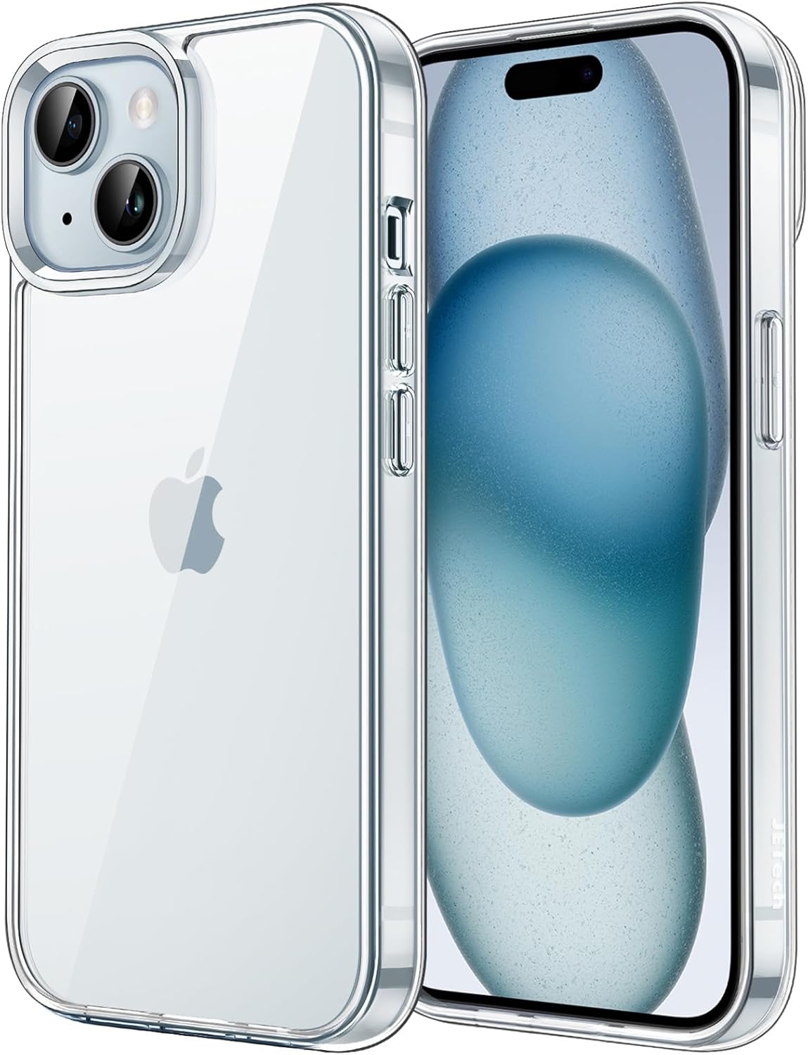 Hülle Für Iphone 15 (6,1 Zoll), Stoßfeste Schutzhülle Gegen Vergilbung, Kratzfeste Abdeckung Mit Transparenter Rückseite (transparent)