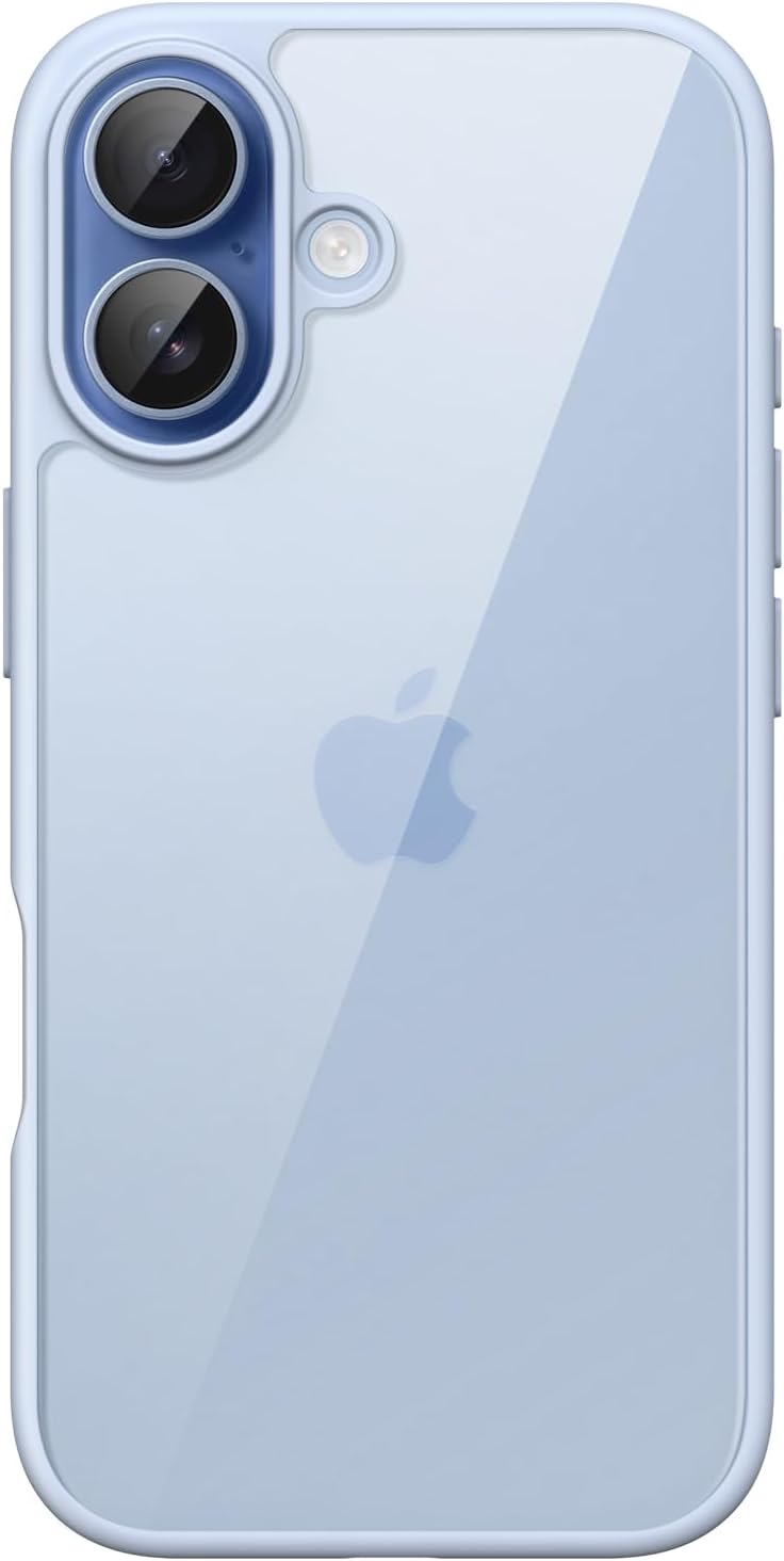 Hülle Für Iphone 17 (6,3 Zoll), Stoßfeste Bumper-hülle, Einfarbiger, Matter Tpu-rahmen, Kratzfeste, Transparente Rückseite (mist)