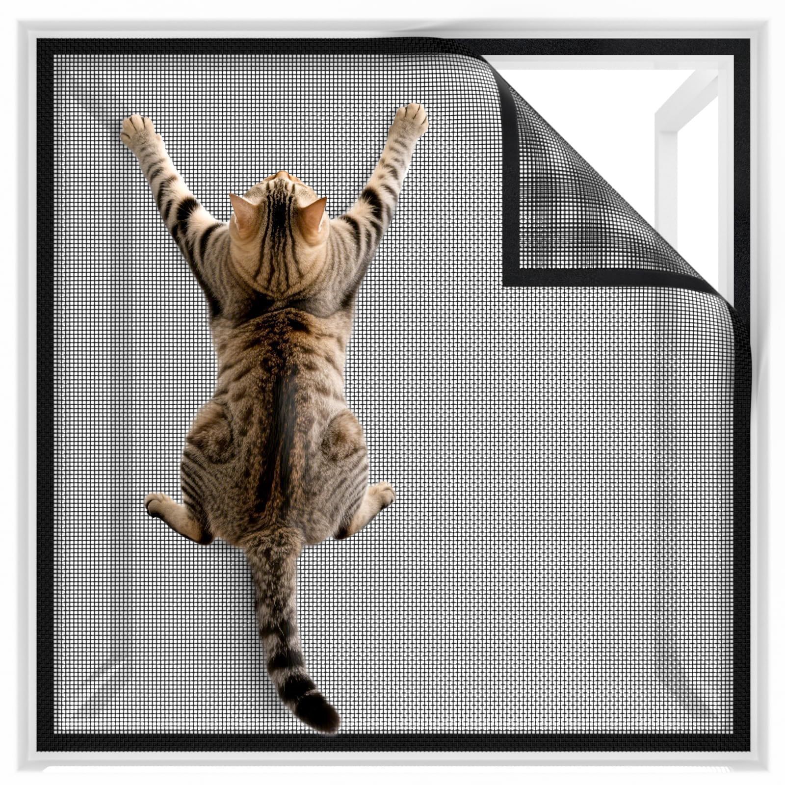 Fenster-moskitonetz Für Katzen, 140 X 150 Cm, Schutz Vor Mücken Und Insekten