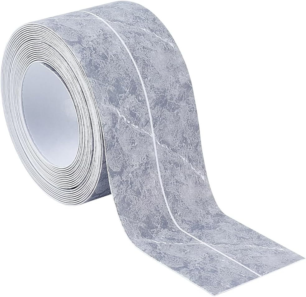 Dichtungsband In Marmoroptik, Wasserdicht, Geeignet Für Küchenarbeitsplattenfugen, Spülbecken Usw. (3,2 Meter Lang, 1 Rolle)