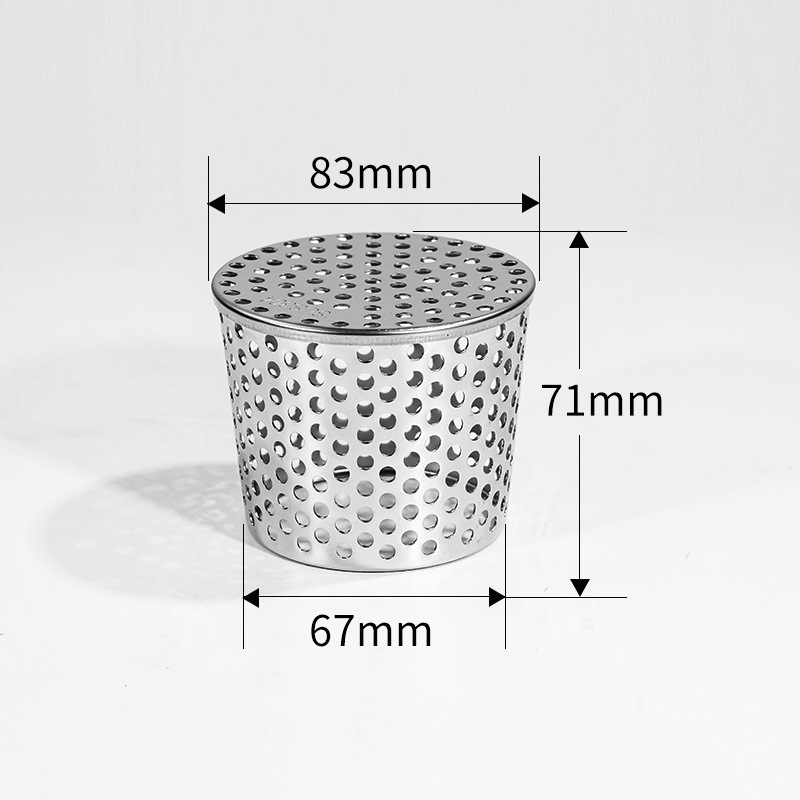 Drainagegitter Verhindern Das Eindringen Von Blättern Und Tieren Geeignet Für Küchen Und Gärten (67-83 Mm Durchmesser, 1 Stück).