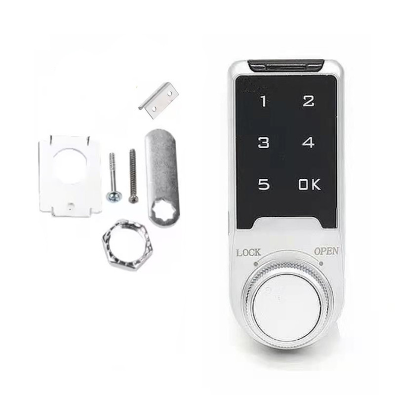 Elektronisches Zahlenschloss (silber, 30 Mm Langer Zylinder, 1 Stück)
