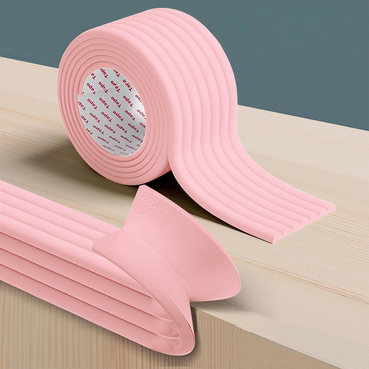 Eckenschutz Für Babytische, Tischkantenschutz, Selbstklebender Möbeleckenschutz (rosa, 1 Rolle)