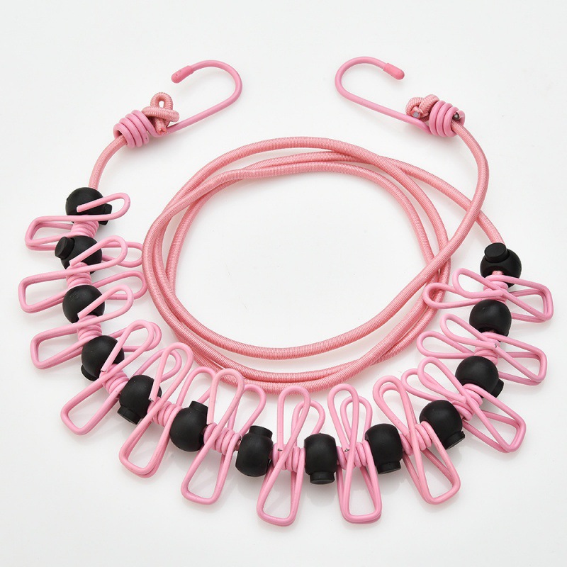 Ausziehbarer Und Tragbarer Wäscheständer, Ideal Zum Trocknen Von Wäsche In Innenräumen Oder Beim Camping (rosa, 1 Stück)