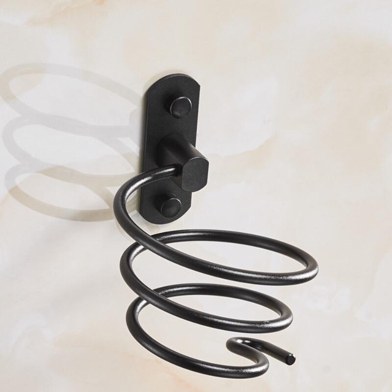 Wandhalterung Für Haartrockner, Glätteisen Und Lockenstab (schwarz, 1-teilig, Bohren Erforderlich)