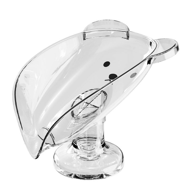 Multifunktionale Seifenschale In Wasserfallform, Leicht Zu Reinigen, Geeignet Für Duschen, Badezimmer Und Küchenspülen (transparent, 1 Stück).