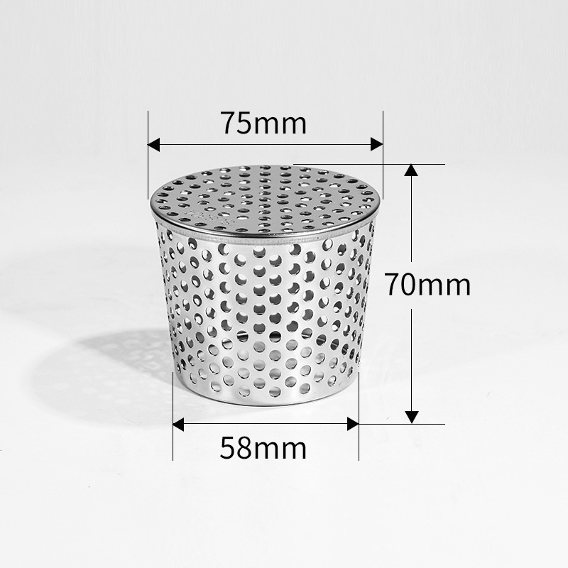 Drainagegitter Verhindern Das Eindringen Von Blättern Und Tieren Geeignet Für Küchen Und Gärten (58-75 Mm Durchmesser, 1 Stück).