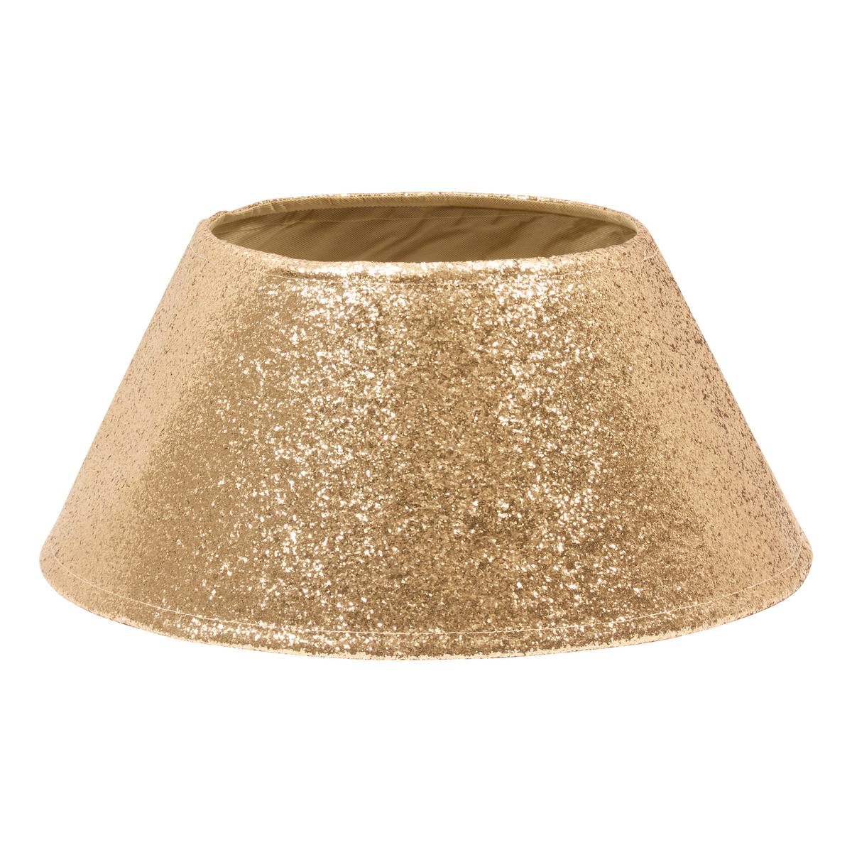 Tannenbaumfuss Glitzer D56cm - Golden
