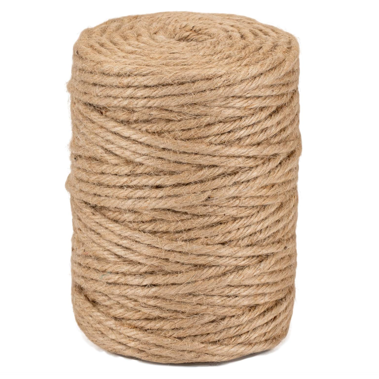 Natur-juteseil (4 Mm Durchmesser, Ca. 100 M Lang), Originalfarbe.