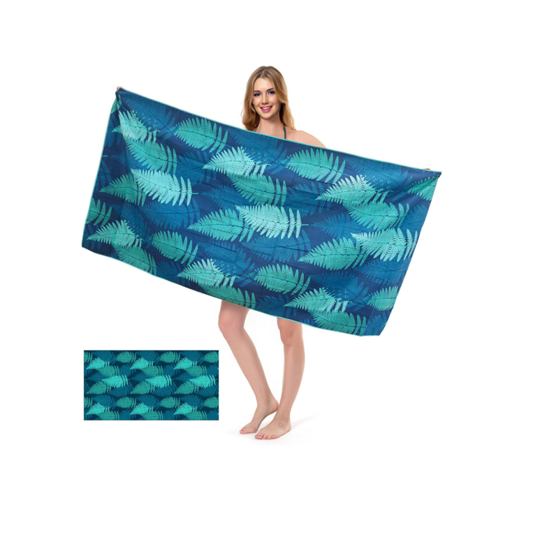 Schnelltrocknendes Mikrofaser-strandtuch, Sandabweisendes Strandtuch, Leicht Für Reisen, 160 X 80 Cm