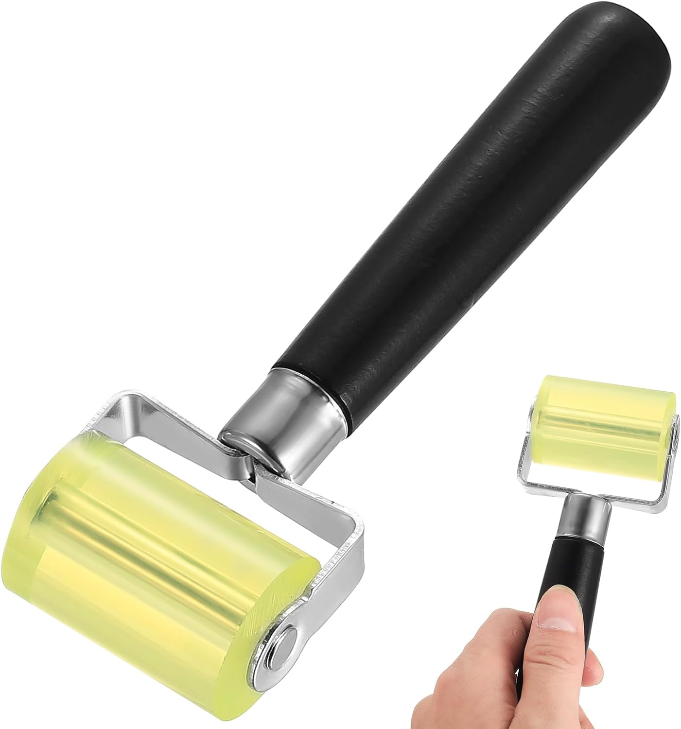 1 Andruckwalze, Gummiwalze, 57-mm-walze, Gummiwalze, Druckwalze, Silikon-nähwalze, Tapetenwalze, Walze
