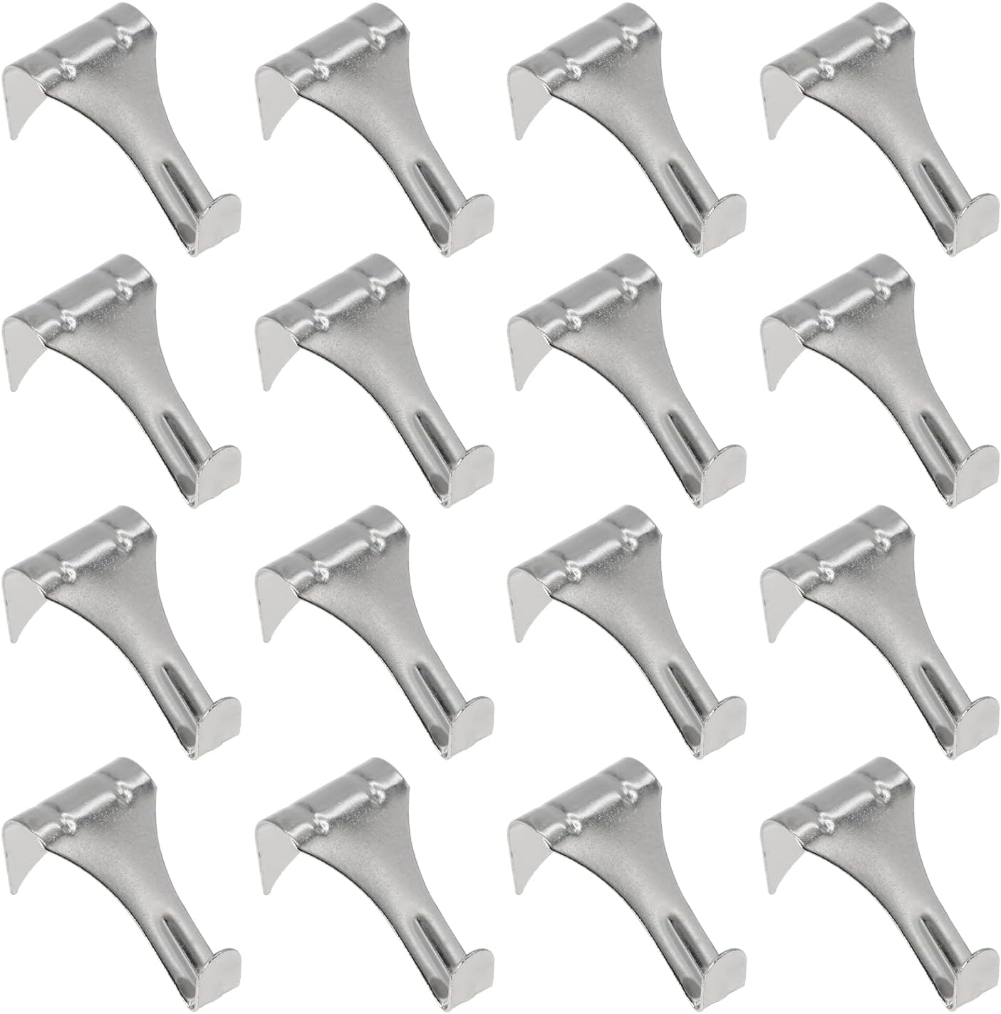 16 Bilderleistenhaken, Silberfarbene Metallhaken Für Bilderrahmen, Für Küche, Schlafzimmer, Kunstausstellung, Galerie Und Büro, Zum Aufhängen Von Fotos Und Zum Schutz Der Wände