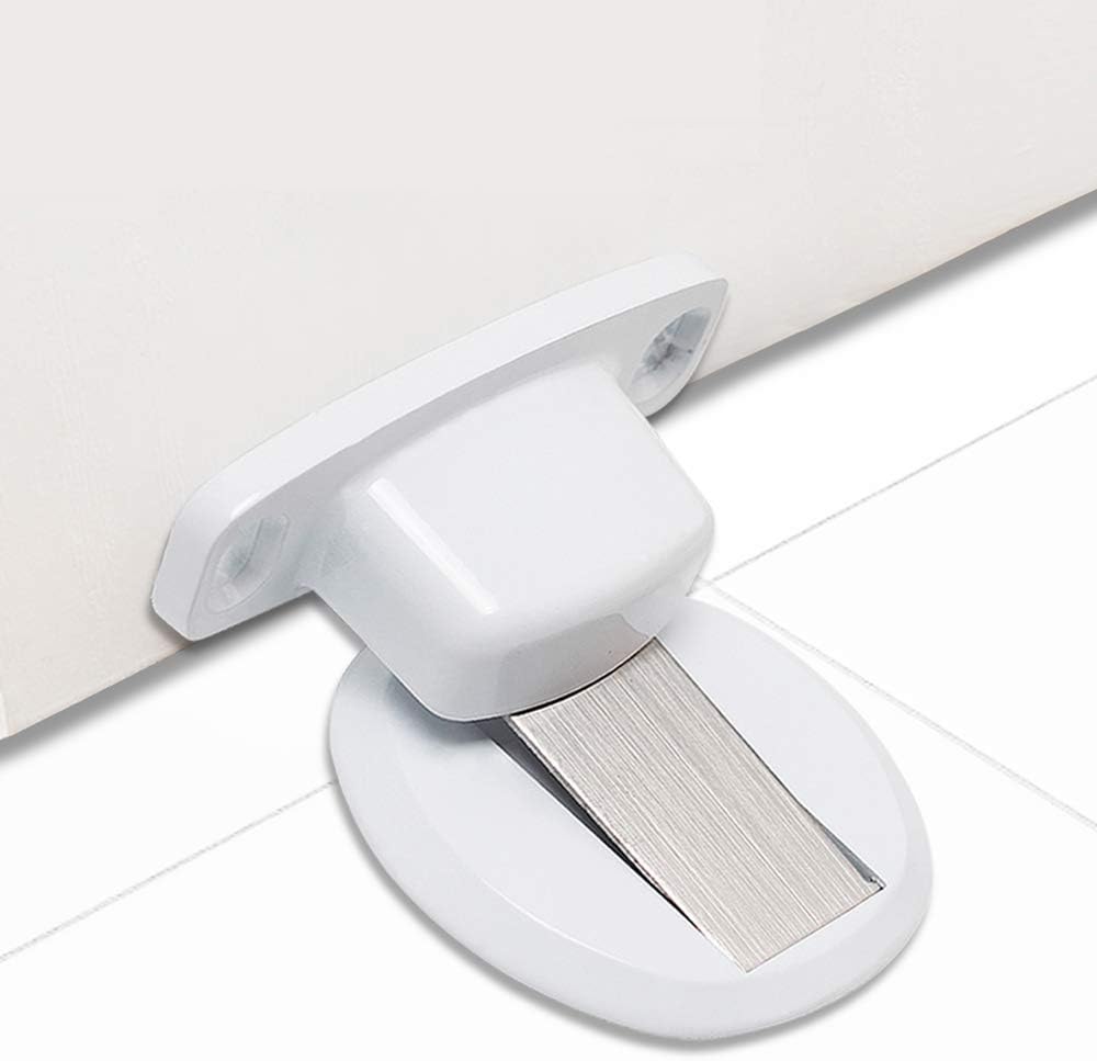 Robuste Magnetische Türstopper Aus Metall Mit Verdeckter Bodenmontage (kompatibel Mit 3m-klebeband Oder Schraubbefestigung).