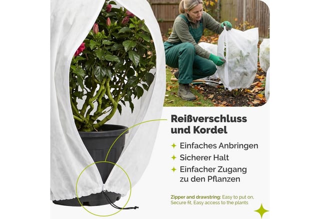 Garronda 60 G/m² 60 Cm X 80 Cm Winterschutzhaube Pflanzenvlies Gd-0178