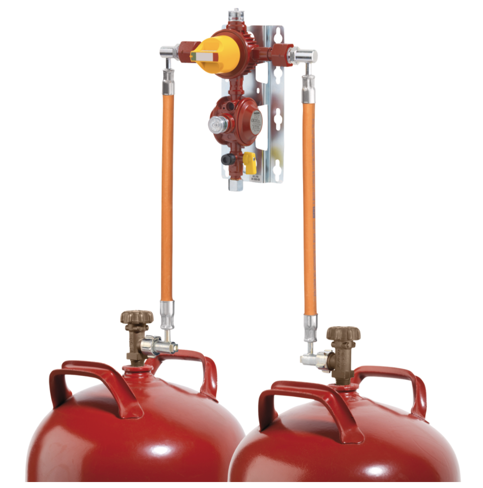 2-flaschenanlage Mit Automat. Umschalteinrichtung, Ps 16 Bar, 1,5 Kg/h 50 Mbar, Kfxrvs 10