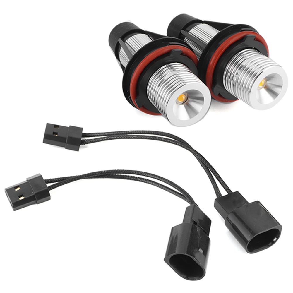 Set Aus 2 Led-lichtringen 6000k 720lm Für Autoscheinwerfer (effekt „angel Eyes“) Kompatibel Mit Den Modellen E39, E53, E60, E63 Und E64.