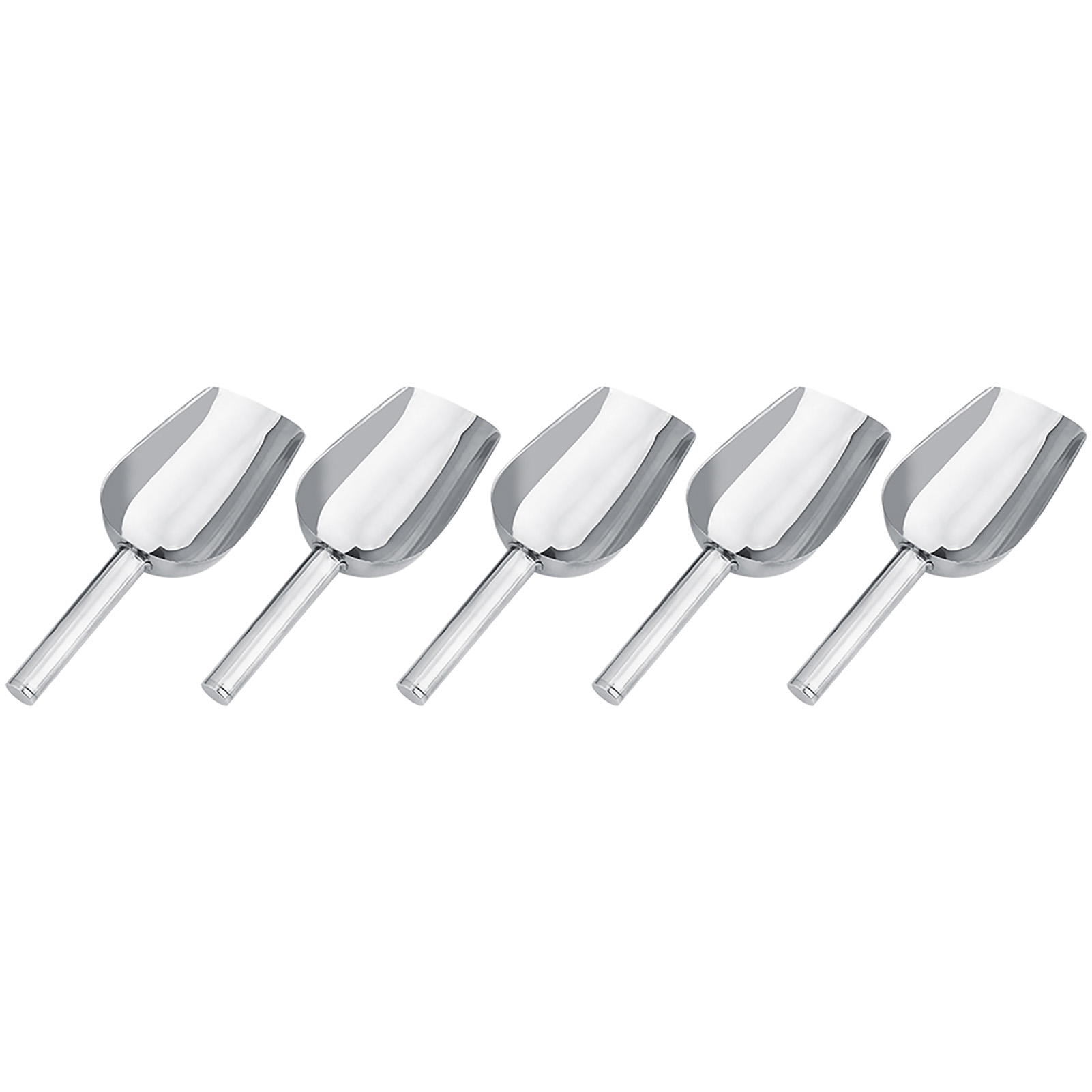 Set Mit 5 Sweet Scoops Zuckerlöffeln Für Hochzeits-candy-buffets, Küche Und Haushalt, Edelstahl, Neu (5 Sweet Scoops Zuckerlöffel)