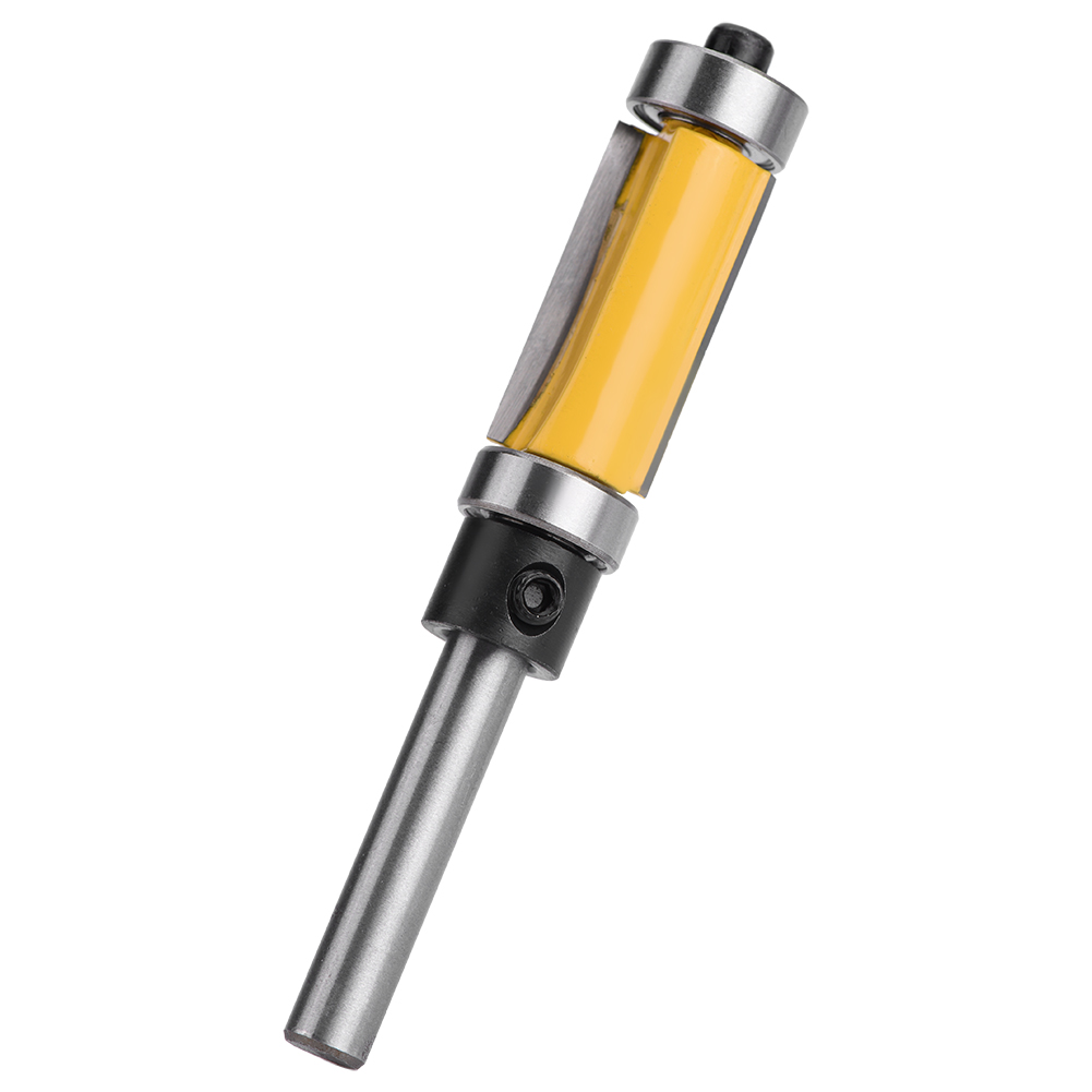 Neuer Bündigfräser Mit Oberen Und Unteren Kugellagern Und Einem 6,35 Mm (1/4") Schaft Für Die Holzbearbeitung