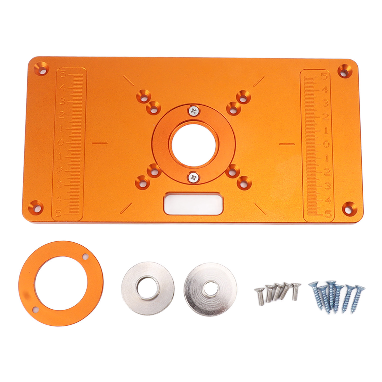 Einlegeplatte Für Frästische Aus Aluminiumlegierung, Für Die Holzbearbeitung, Robuste Klappplatte Für Bündigfräsmaschinen, Für Heim- Oder Fabrikreparaturwerkstätten.