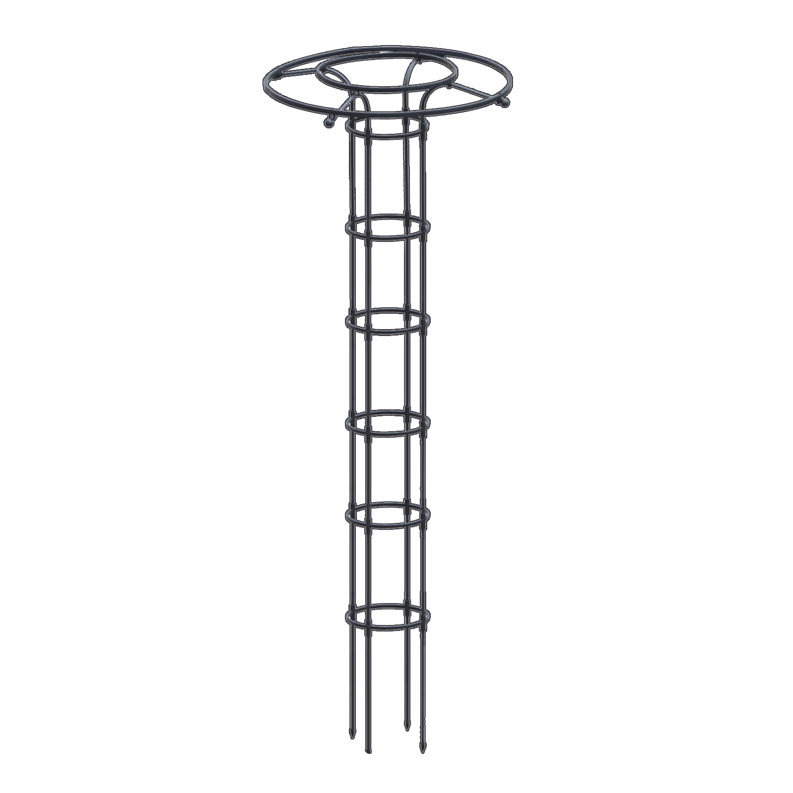 Pflanzenstütze Für Kletterpflanzen, Pilzstütze Für Topfpflanzen, Weinreben, Rosen, Clematis, Gemüse, Gesamthöhe 210 Cm (82,7 Zoll).