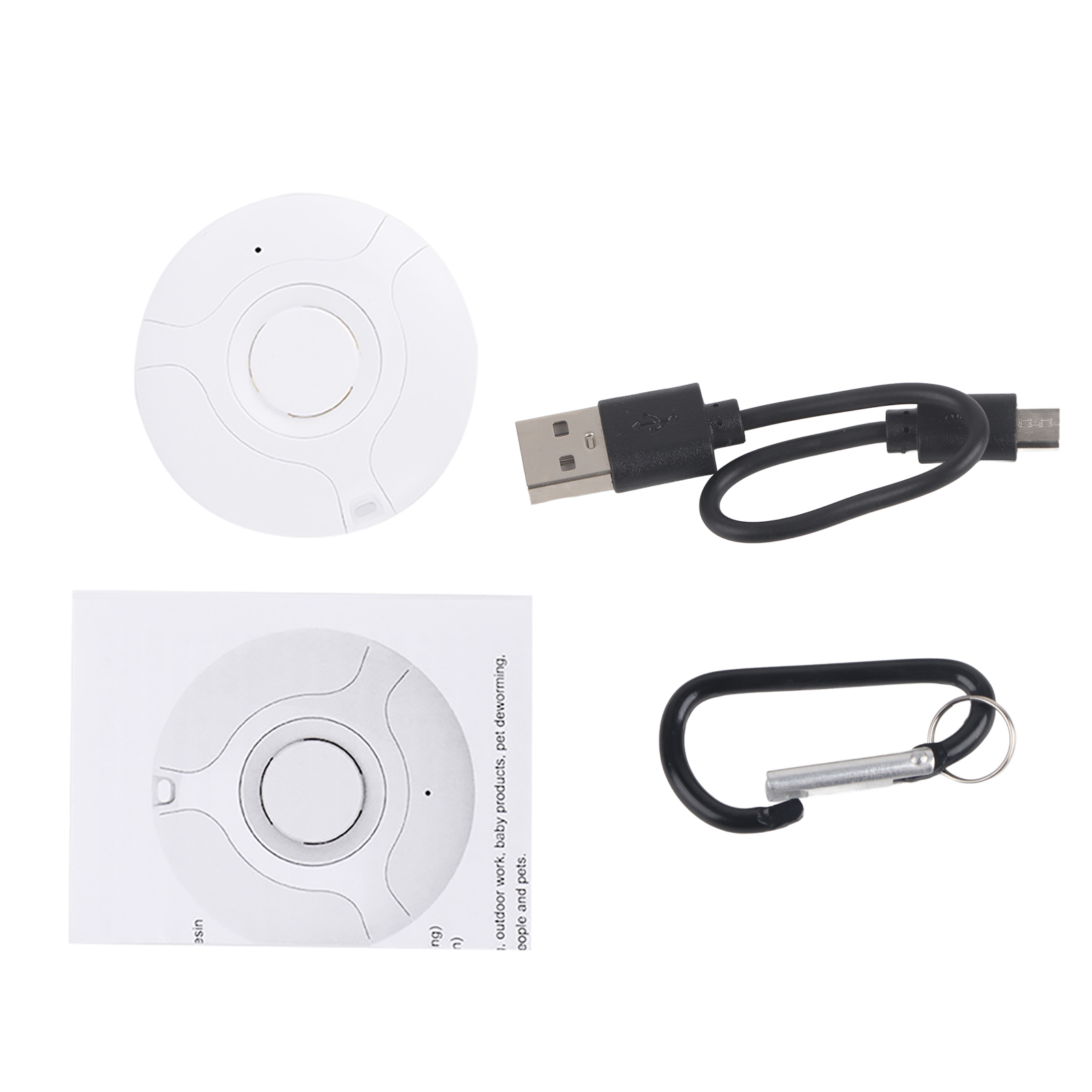 Neues Tragbares, Per Usb Aufladbares Elektronisches Mückenschutzgerät Für Den Garten (weiß)
