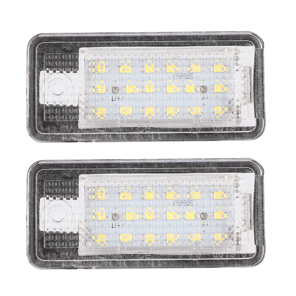 1 Paar Led-kennzeichenleuchten Hinten, Kompatibel Mit Audi
