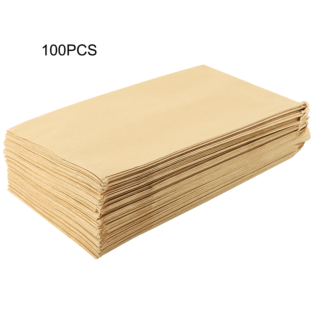 100 Kraftpapiertüten Für Mais, Weizen, Reis Und Saatgut, Briefumschlaggröße, 12 X 20 Cm