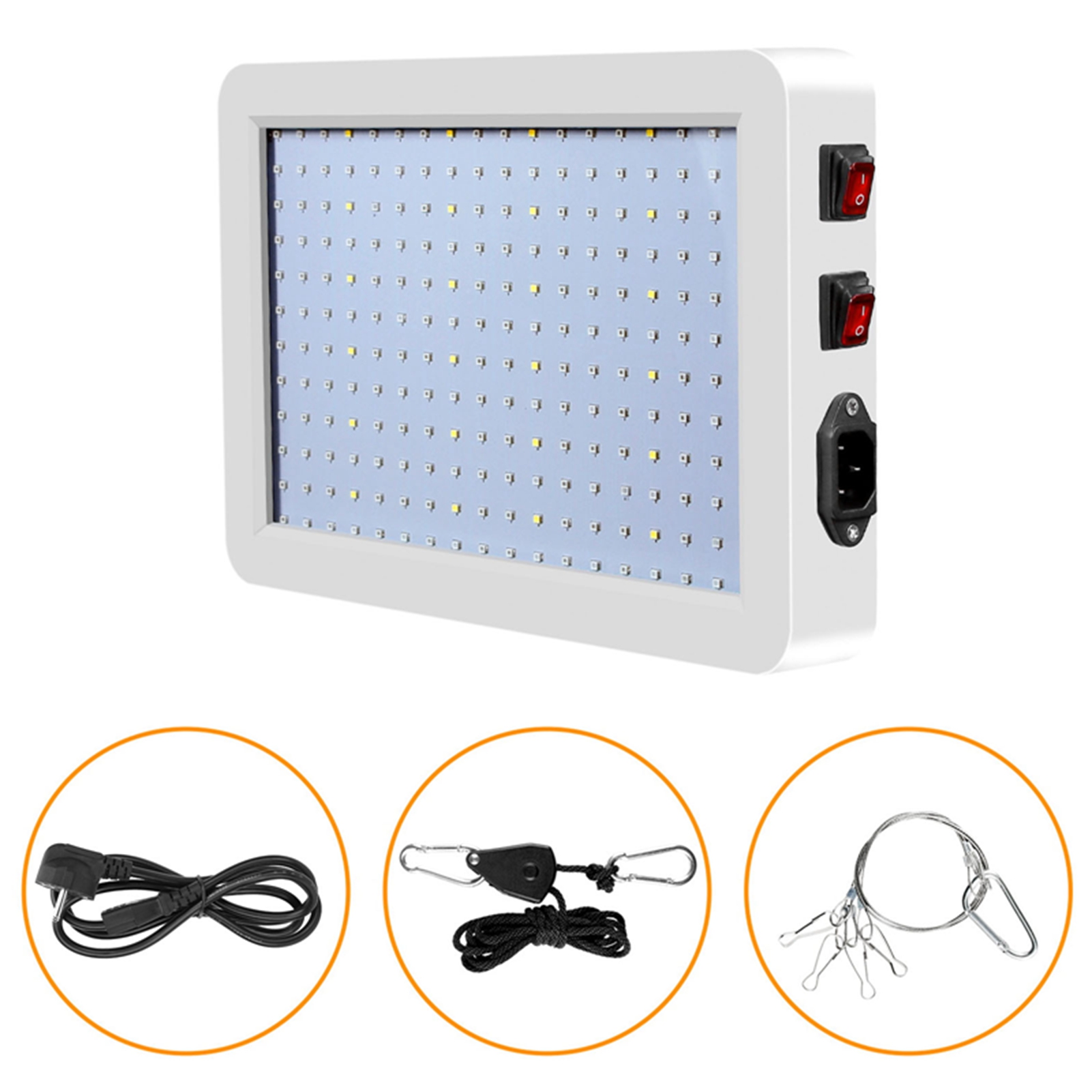 Led-pflanzenlampe Für Zimmerpflanzen, Wasserfest, 3 Einstellbare Modi, Mit Quantenplatte.
