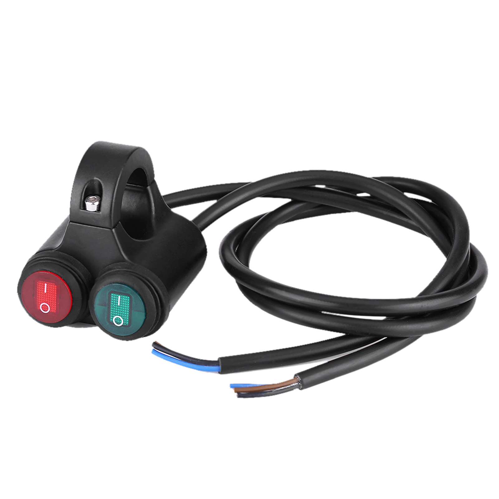 Universeller Zweiknopfschalter, Modell D, Für 22-mm-motorradlenker: Scheinwerfer, Bremslichter, Nebelscheinwerfer Und Hupe