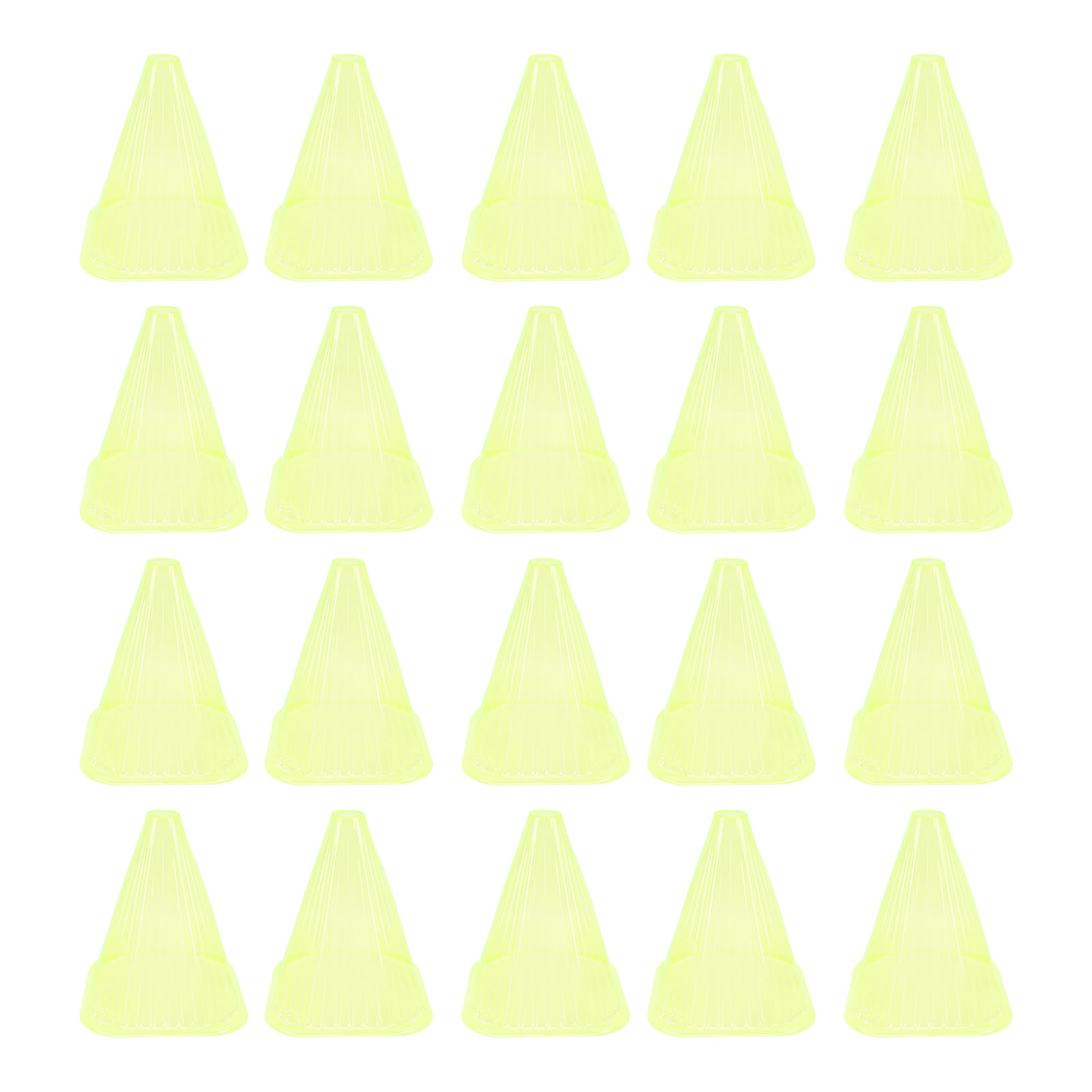 Set Mit 20 Wiederverwendbaren Gartenglocken Aus Transparentem Kunststoff Zum Schutz Vor Sonne, Frost Und Schnecken.