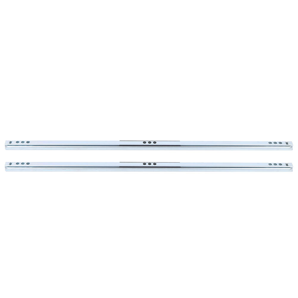 Satz Mit 2 Stahlkugellager-führungsschienen 450 X 17 Mm Für Schubladen, Schränke Und Regale