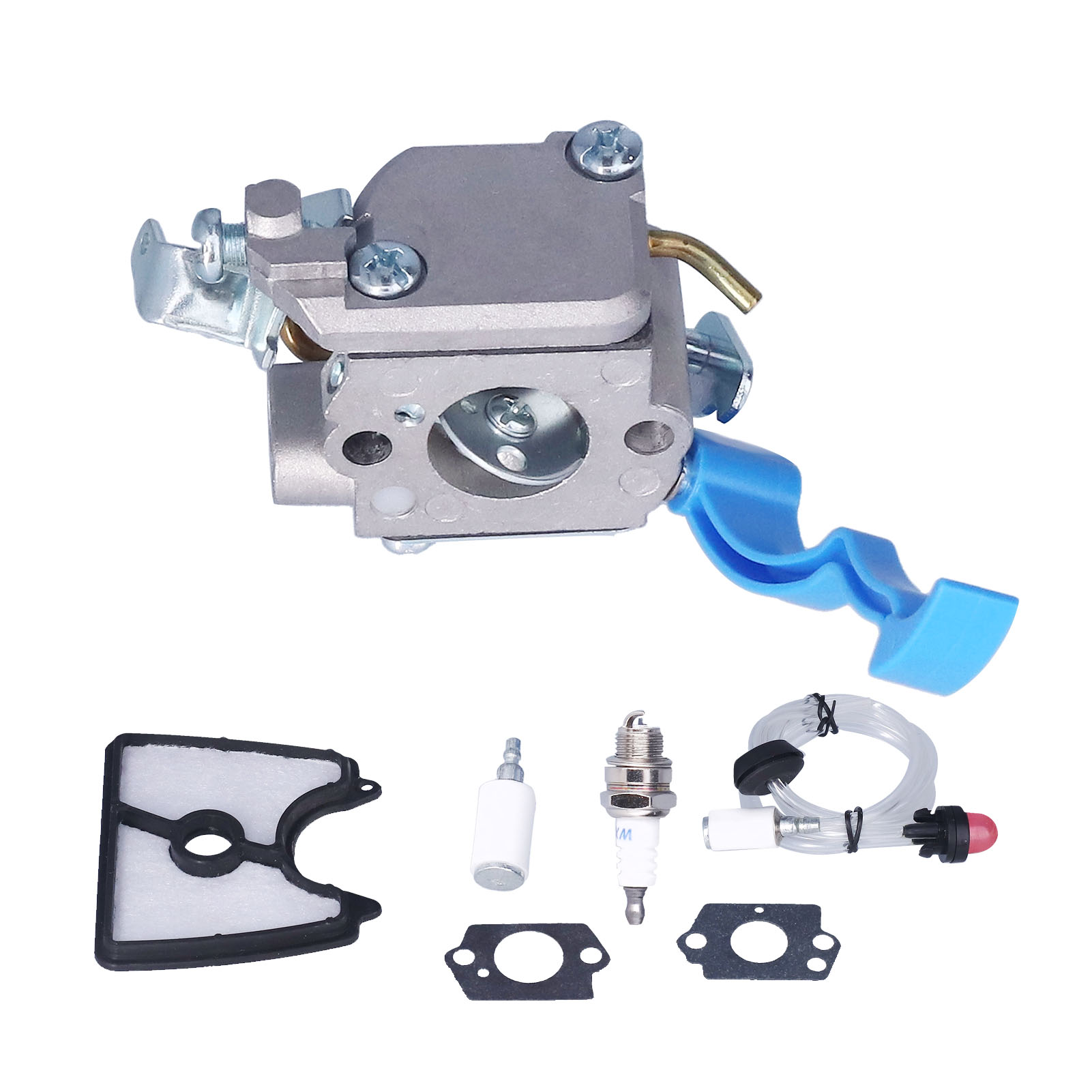 Vergaserdichtungssatz Und Primerpumpe Kompatibel Mit Troybilt Tb32ec, Tb225 Und Tb22ec 25cc 2-takt-rasentrimmern.