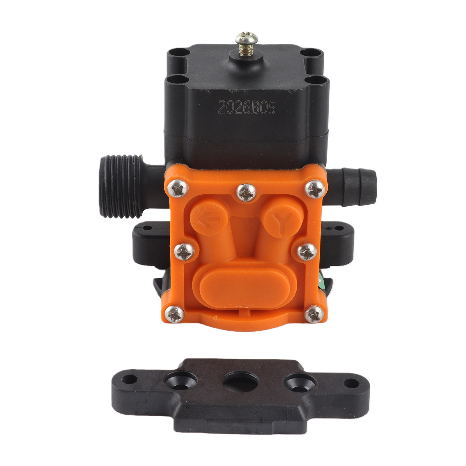 12-v-membrandruckpumpe Für Landwirtschaft Und Garten, Elektrische Sprühgeräte, Wasserpumpenzubehör, Typ C, Rückflussverhinderer, Langlebiges Einzelgewinde Ohne Verstopfung