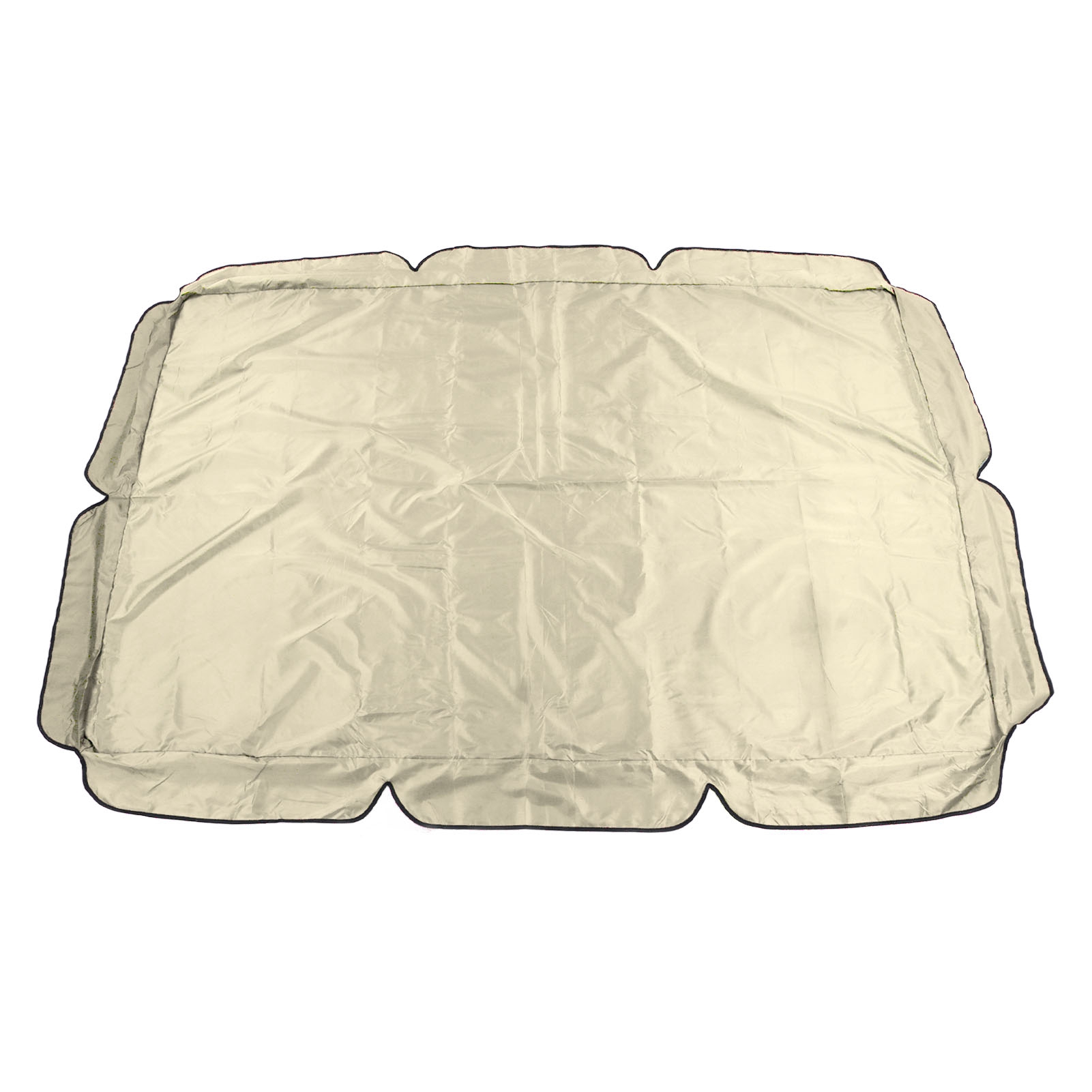 Gartenschaukelüberdachung Für Garten Oder Hof, Wasserdicht Und Staubdicht, Aus Silberbeschichtetem 210d Oxford-gewebe, Beige