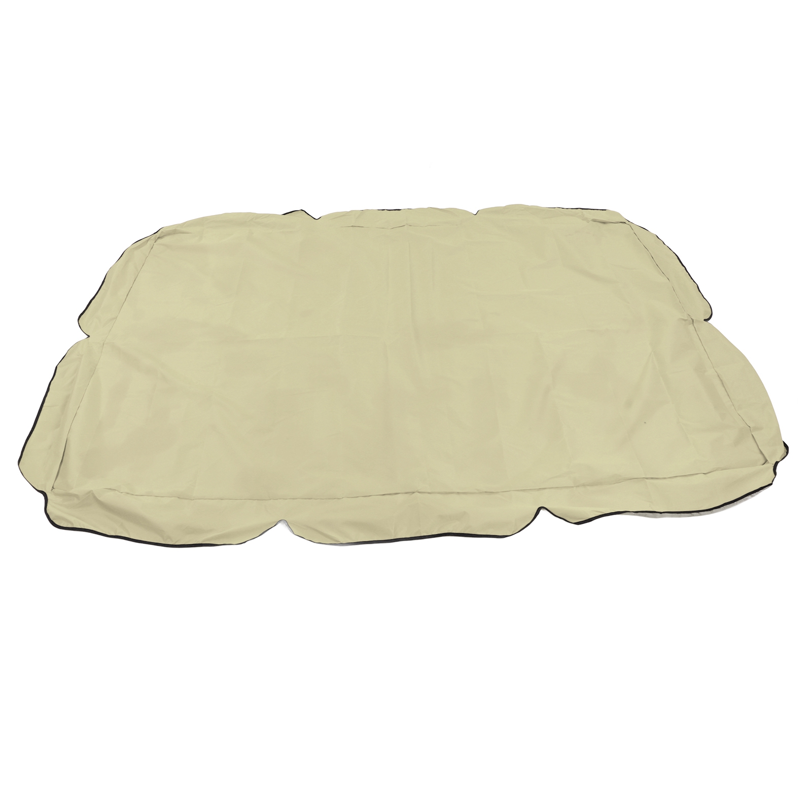 Wasserdichtes Sonnendach Aus Silberfarbenem Oxford-gewebe Für Gartenschaukeln, Gartenaccessoire Zum Sonnenschutz, Beige