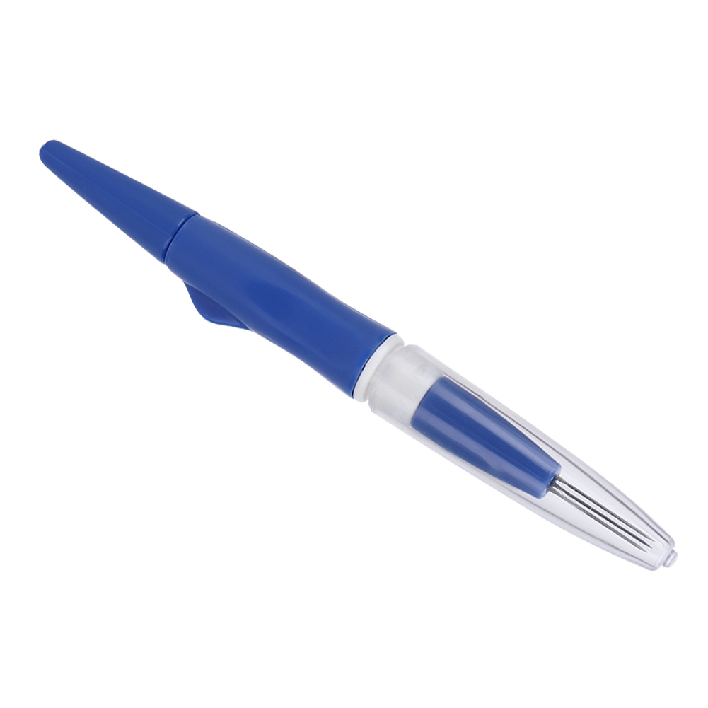 Tragbarer Filzstift Mit 3 Nadeln, Diy-werkzeug Und Nähzubehör, Blau