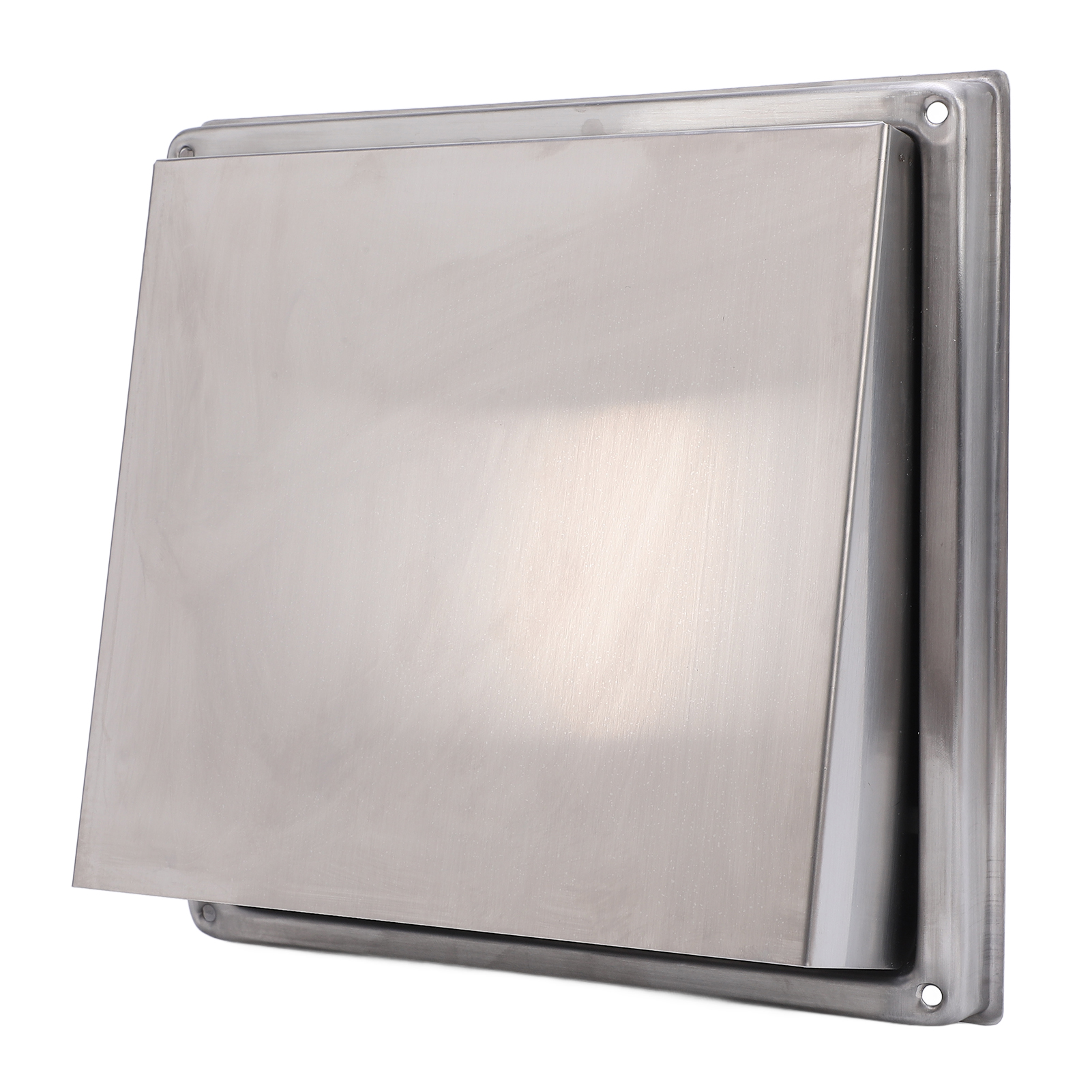 Außenlüftungsgitter Mit 100 Mm Flachen Paneelen Aus Edelstahl Sus304 Für Wäschetrockner, Badezimmer Und Küche.