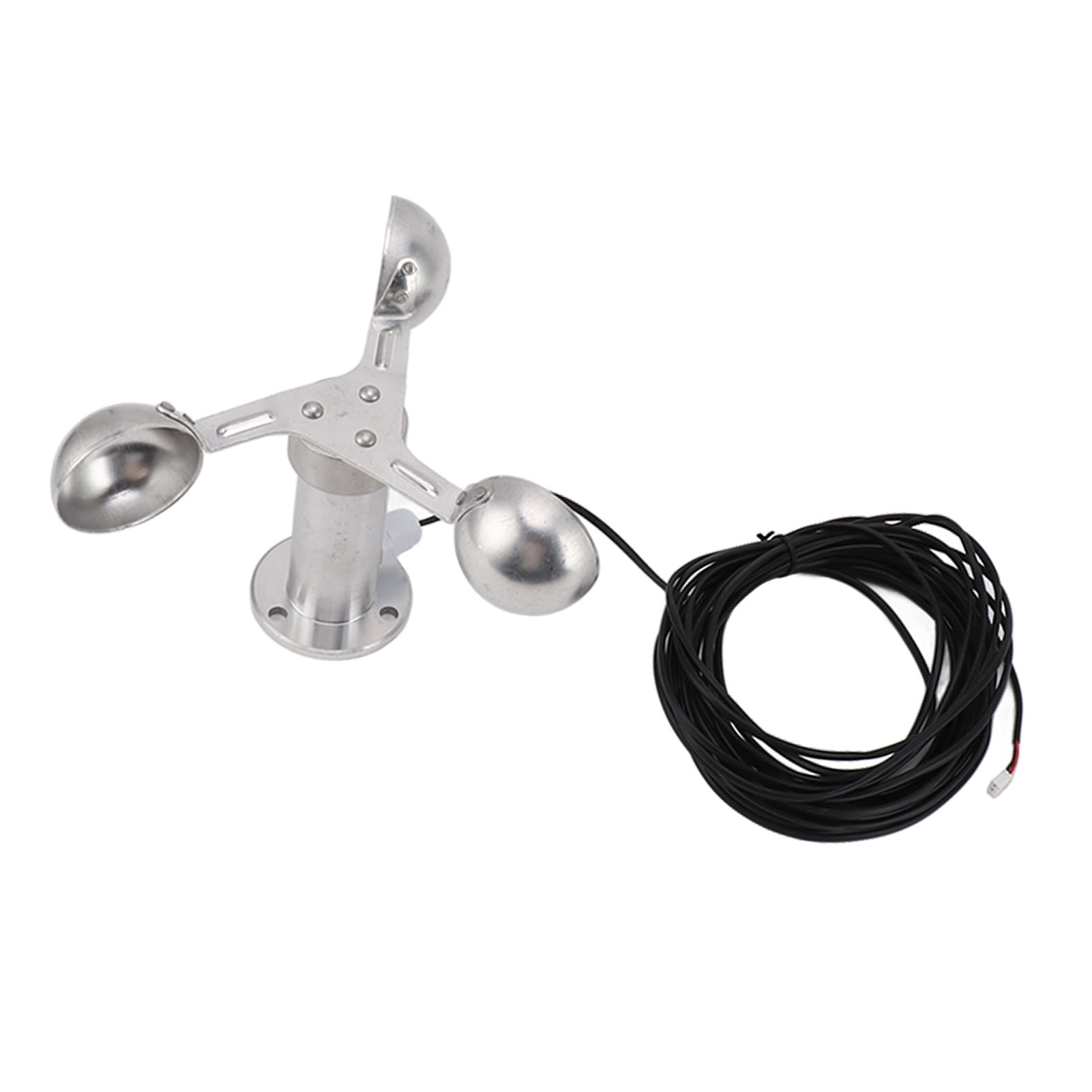 Anemometer Aus Aluminiumlegierung, 3-schalen-windgeschwindigkeitssensor, 0–3,8 V