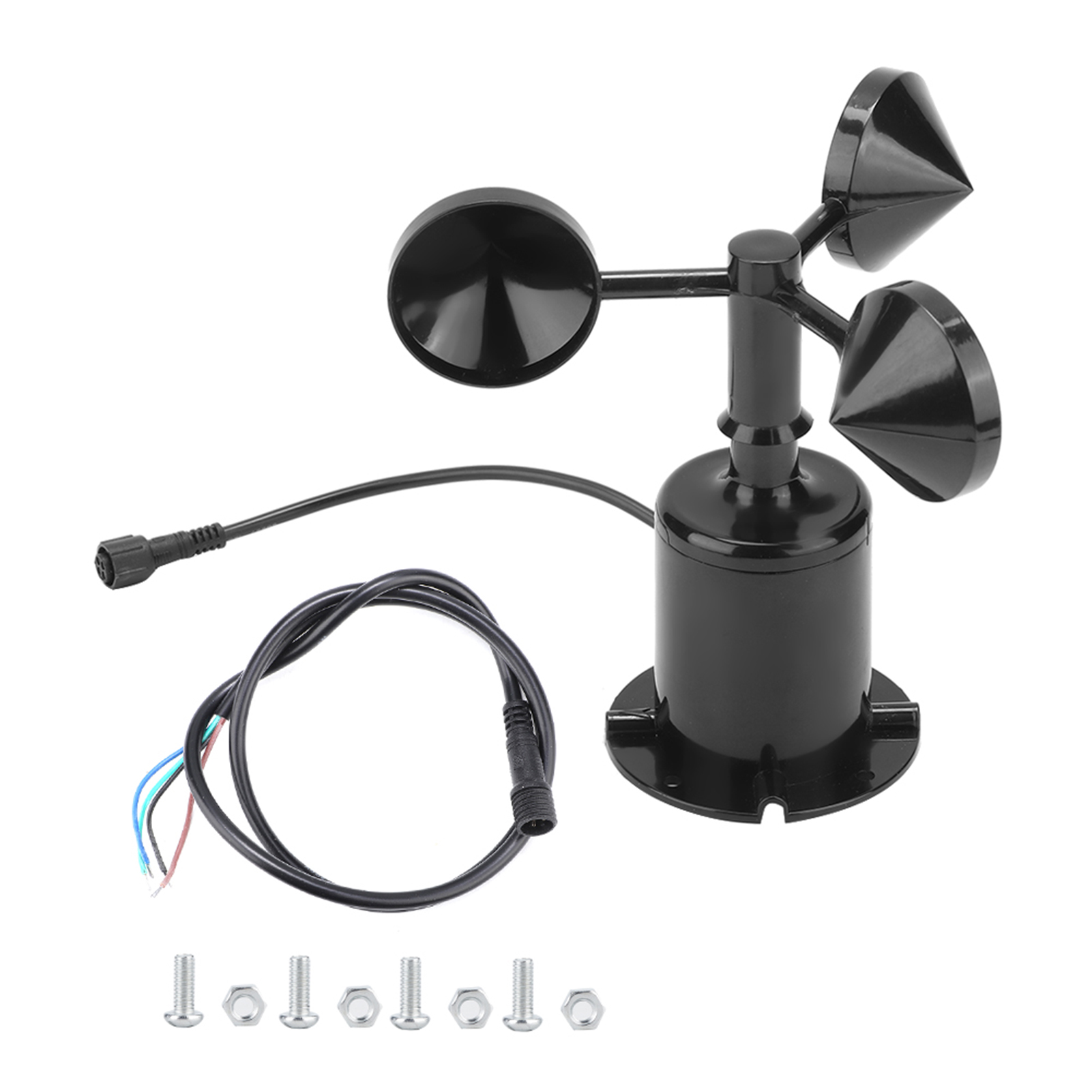Dreischalenanemometer, Gepulstes Umweltausgangssignal, 0-70 M/s