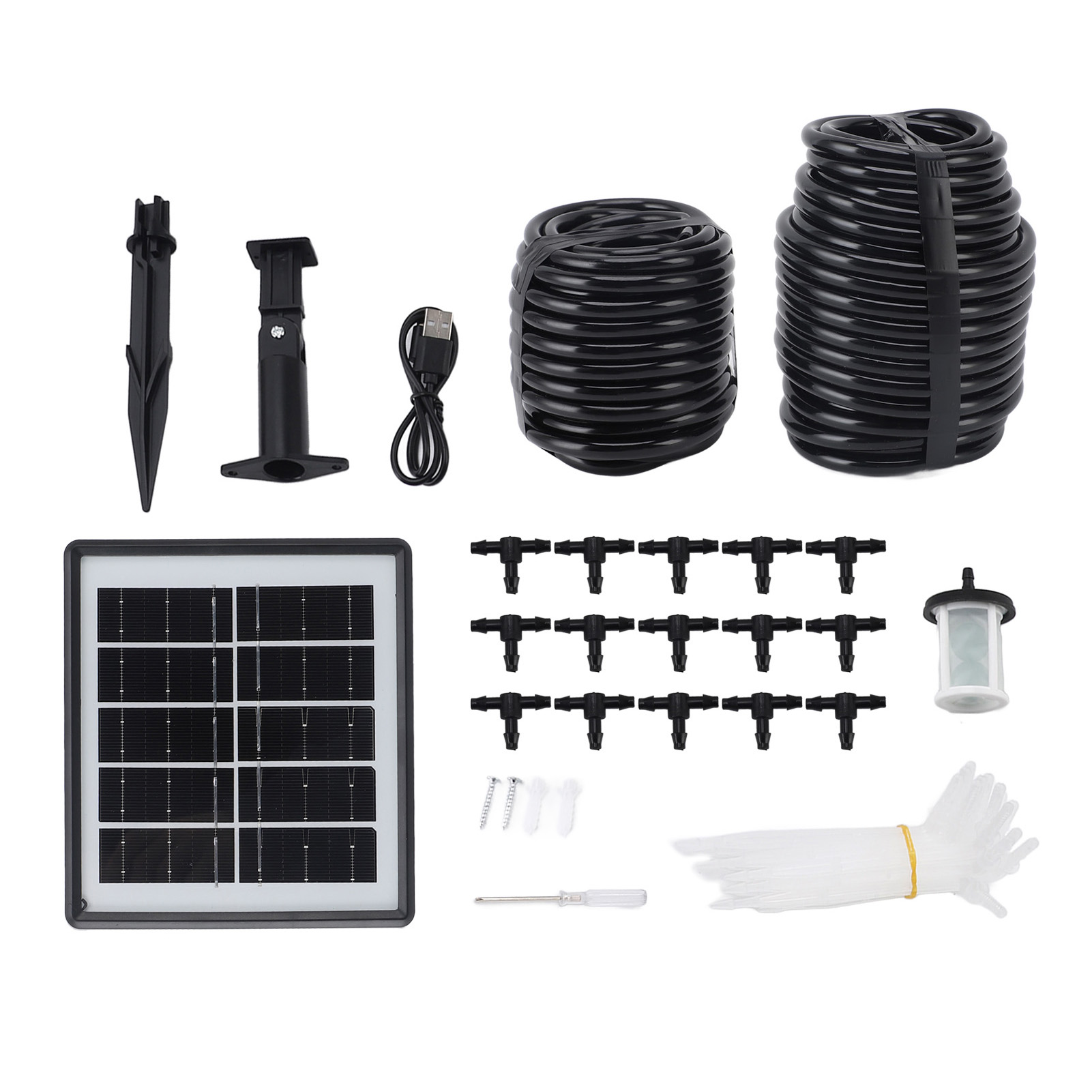 Automatisches Solar-tropfbewässerungsset – Intelligentes Diy-solar-bewässerungssystem