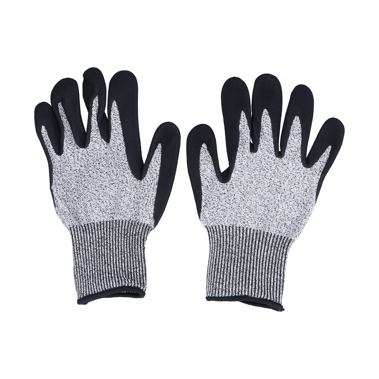 Schnittfeste Bauhandschuhe, Schutzklasse 5, Mit Matter, Rutschfester Gummierung, Verschleißfest, Multifunktionale Sicherheitshandschuhe