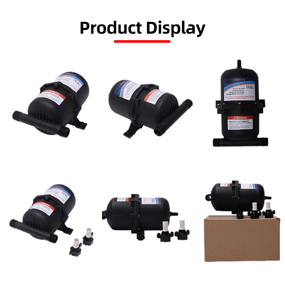 0,75 L Vorgespannter Druckspeicher, Max. Druck 125 Psi, 1/2 Mnpt-anschluss, Druckbehälter, Durchflussregelung, Interne Blase, Reduzierter Pumpzyklus Für Wohnmobile, Boote, Wohnwagen.