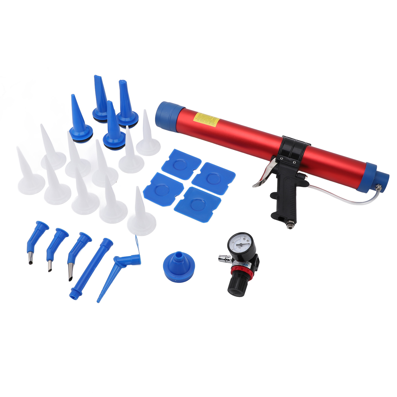 600-ml-druckluft-fugenwerkzeug Mit Düse Und Schaber, G1/4-fugenwerkzeug-set, Ideal Für Hausbau Und Renovierung, Mit Einstellbarem Ventil.