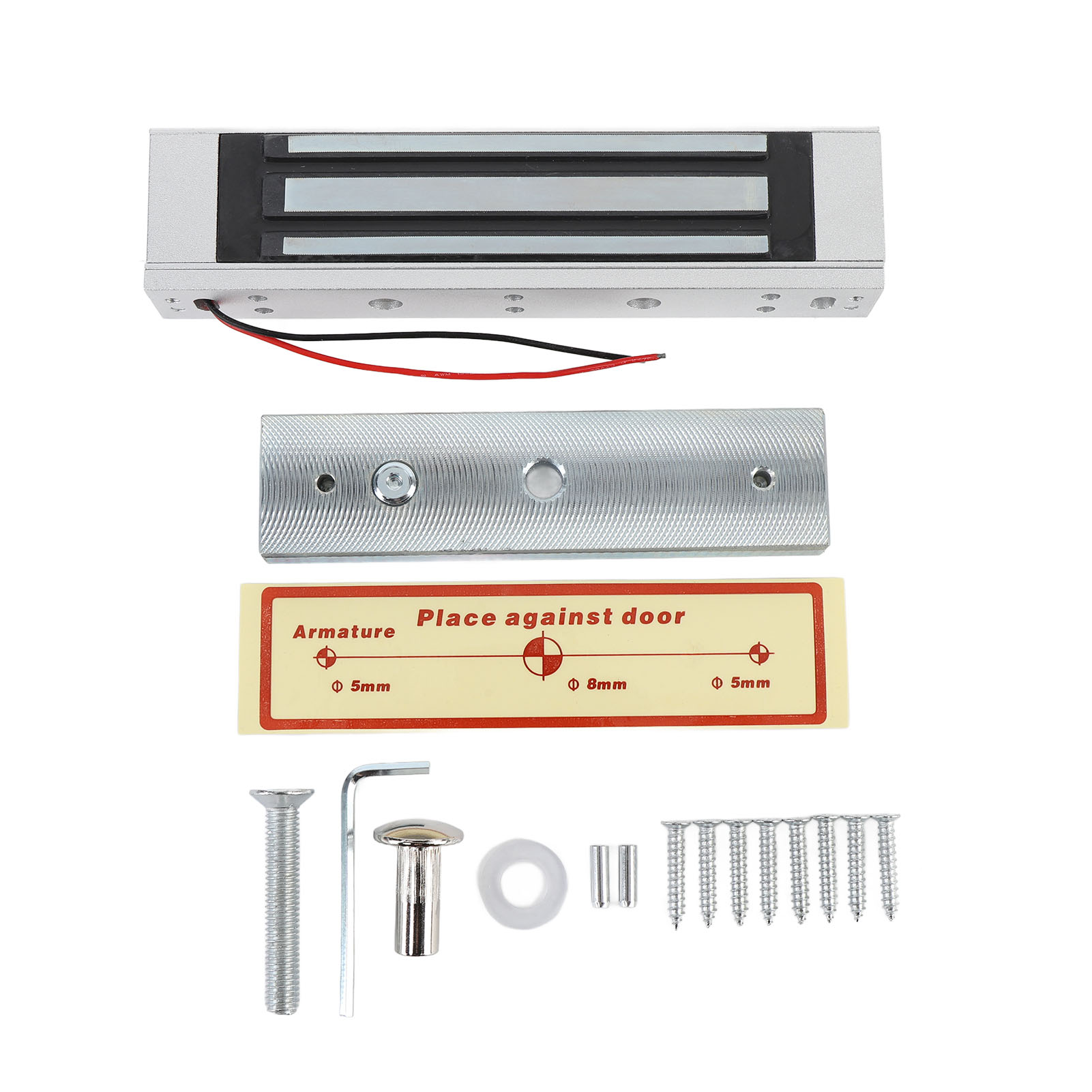 Wasserdichtes Elektromagnetisches Schloss, Haltekraft 180 Kg, 12 V, Für Zutrittskontrollsysteme