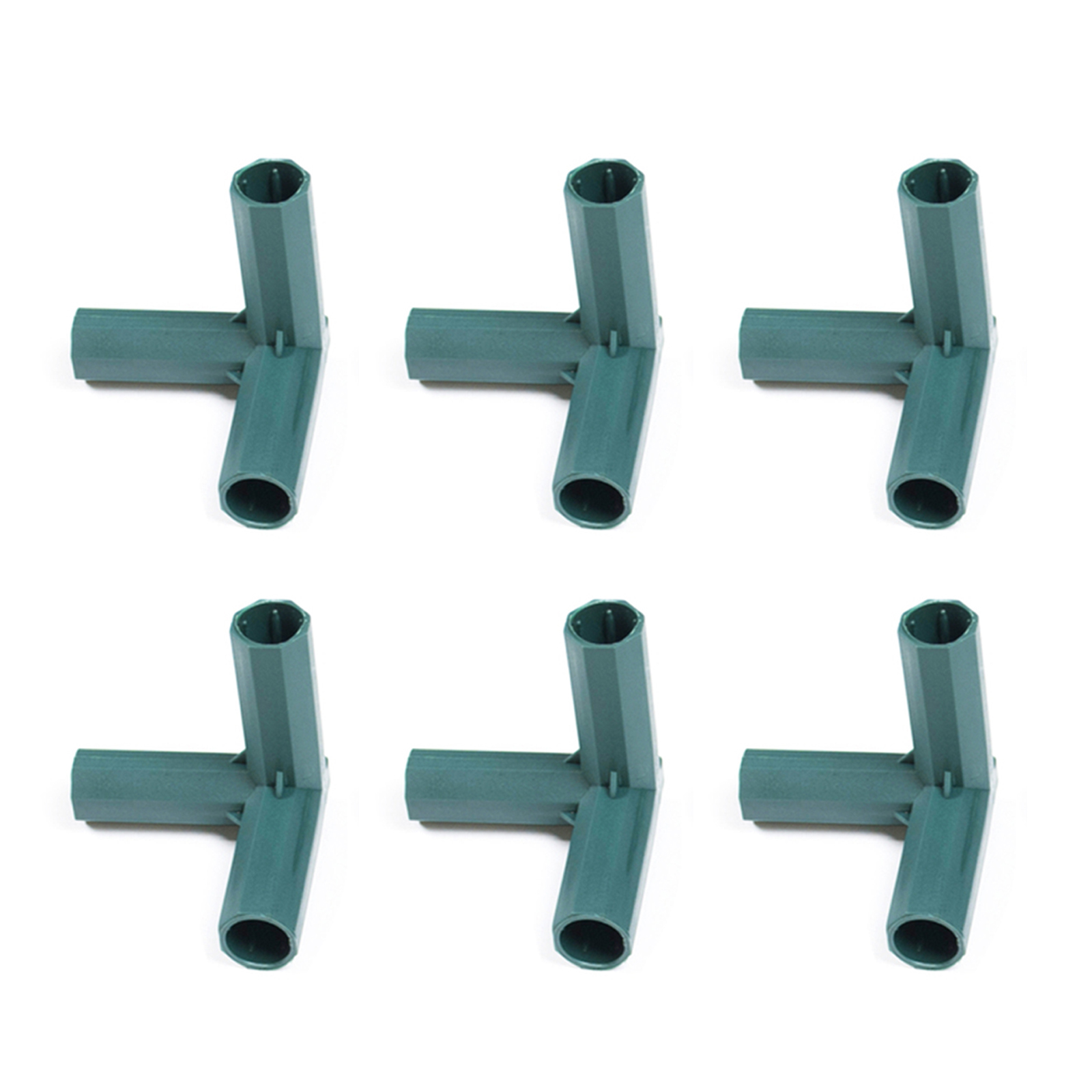 Packung Mit 12 Kunststoffverbindern (16 Mm) Für Gartenrahmen, Gewächshäuser, Gartenhäuser, Pflanzenstützen Und Sonnenschutz Für Weinreben