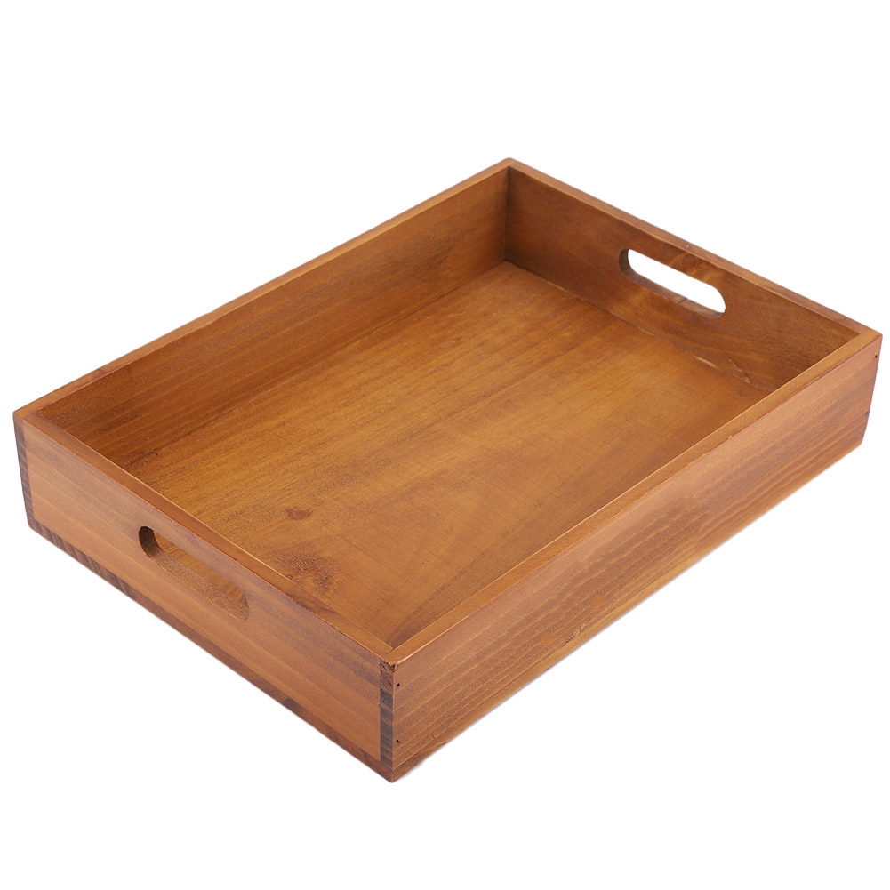Natürlicher Retro-hohlblumentopf Aus Holz