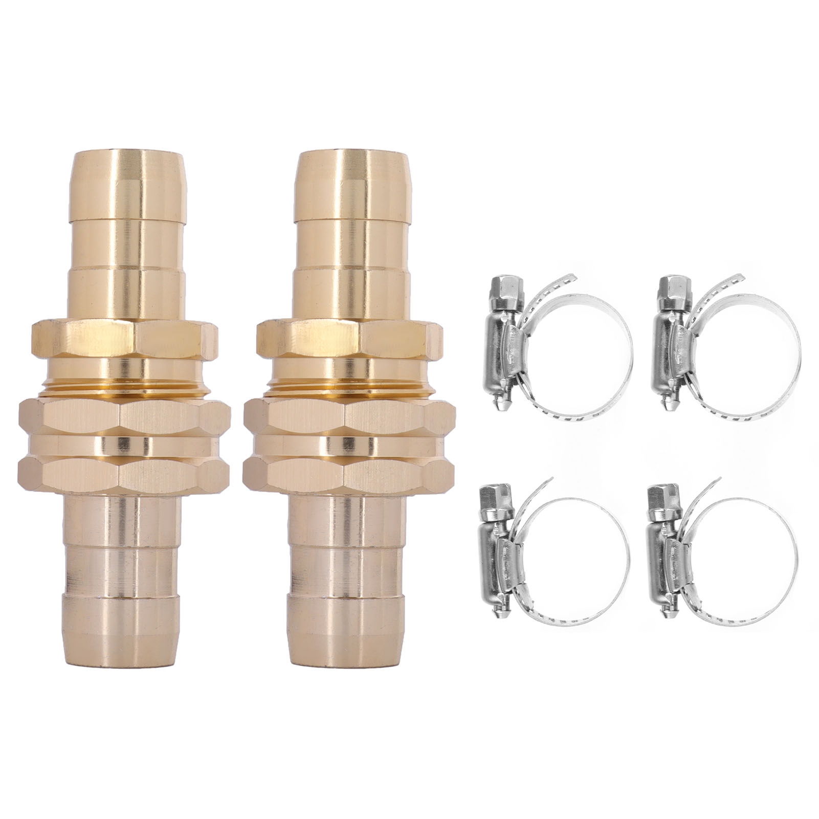 Set Aus 2 G3/4 Gartenschlauch-reparaturfittings Aus Aluminiumlegierung Mit Schlauchschelle Für Den Garten.