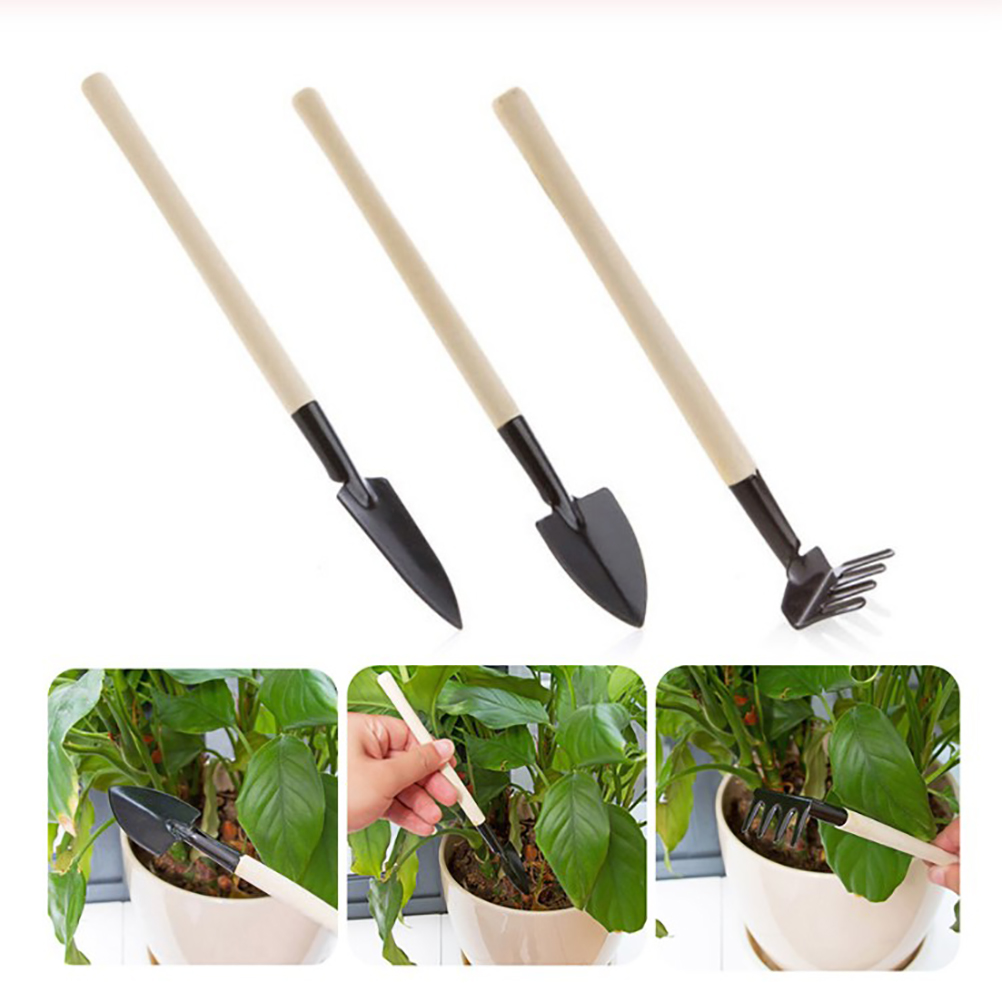 Gartenwerkzeug-set Für Balkon Und Garten: Mini-schaufel, Rechen Und Weitere Kombi-werkzeuge Für Pflanzen. Ideal Zum Gärtnern Und Pflanzen. Auch Für Balkone Geeignet.