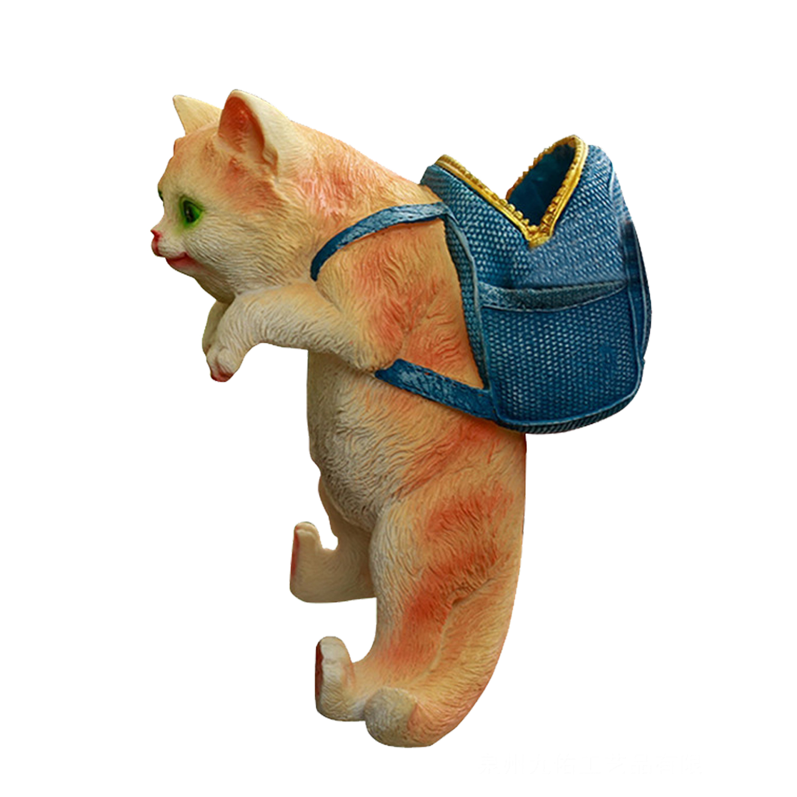 Blumentöpfe Für Terrasse Und Garten, Aquarium, Hängende Dekorationen In Katzenform, Niedlicher Anhänger In Katzenform Am Rucksack.