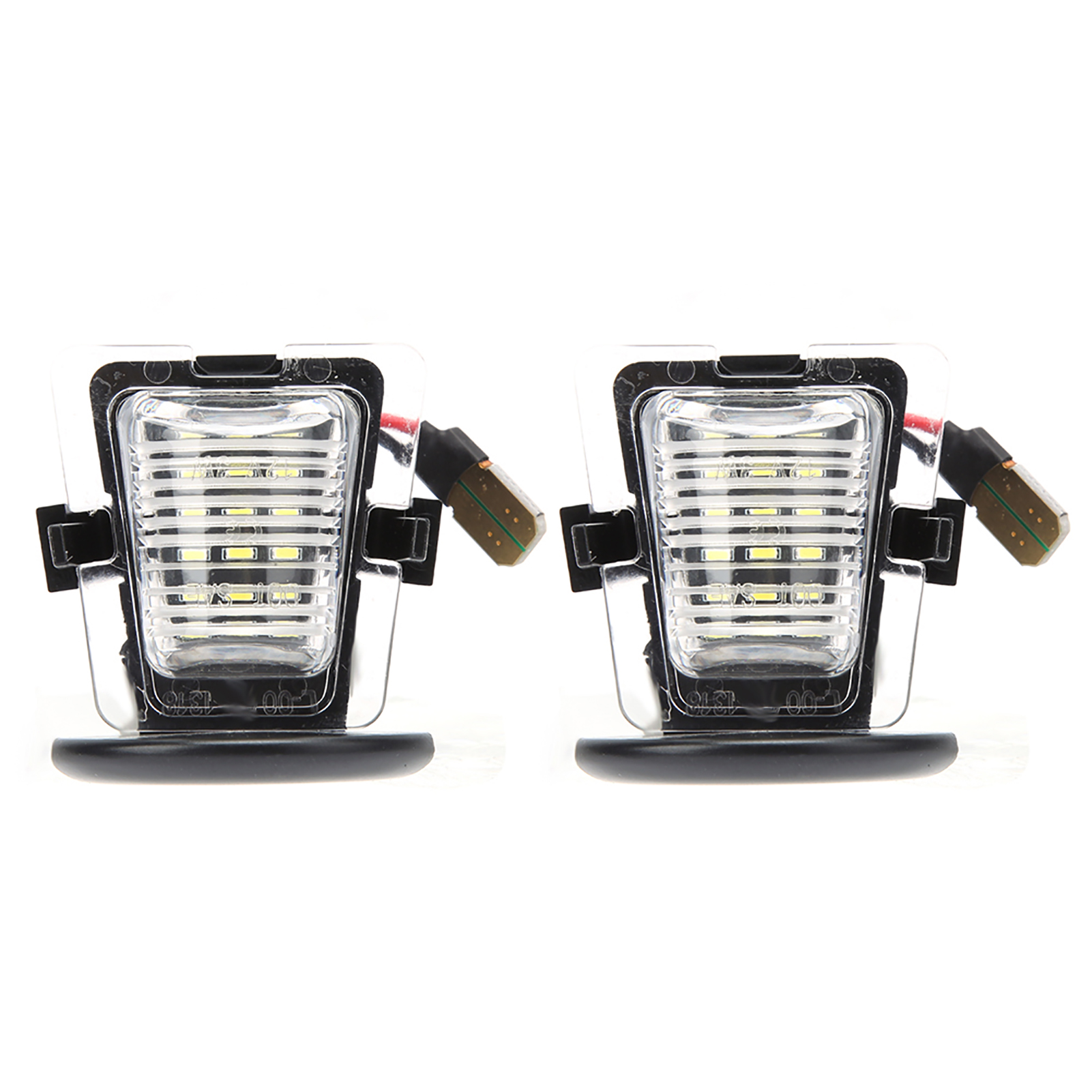 Paar Led-kennzeichenleuchten, Kompatibel Mit Jeep Wrangler Jk 2007-2018 (12v Dc)